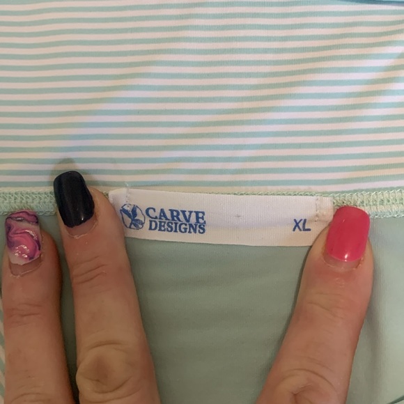 CARVE DESIGNS Mint Green Women's Skirt Swim Skirt XL - Picture 3 of 6